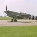 Spitfire 'Baby Bea V' (MK732) rumbles by, The Mildenhall Air Fete, Mildenhall, Suffolk - 29th May 1994