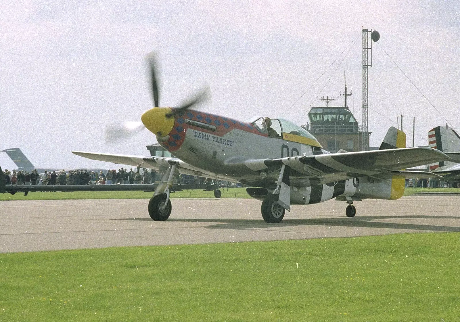 P51 Mustang 'Damn Yankee', from The Mildenhall Air Fete, Mildenhall, Suffolk - 29th May 1994