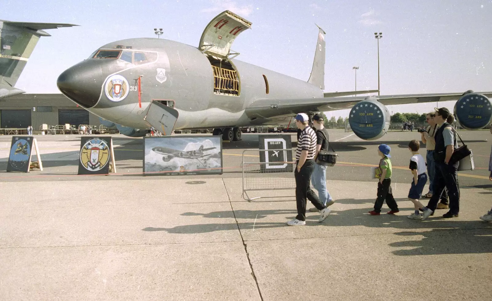 A heavy from the 'Mighty Hundredth', from The Mildenhall Air Fete, Mildenhall, Suffolk - 29th May 1994