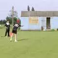 By the playing-field sheds, Clays Softball and Printec Reunion, Ditchingham and Stoke Ash, Suffolk - 2nd June 1994