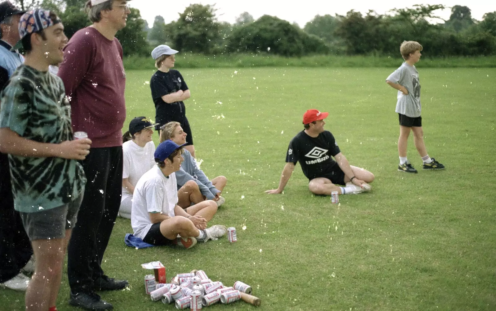 A pile of discarded beer cans, from Clays Softball and Printec Reunion, Ditchingham and Stoke Ash, Suffolk - 2nd June 1994