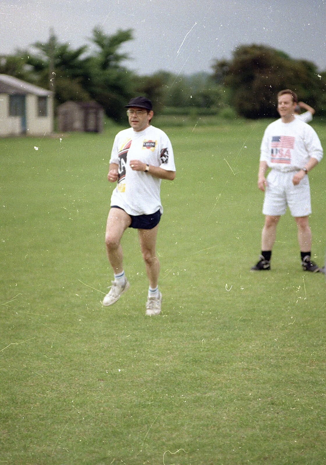 Clays Softball and Printec Reunion, Ditchingham and Stoke Ash, Suffolk - 2nd June 1994: Warming up for the innings