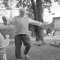 Kenny dances around in the garden, Sarah's Birthday Barbeque, Burston, Norfolk - 7th June 1994