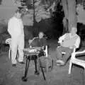 Raymond, David and Kenny, Sarah's Birthday Barbeque, Burston, Norfolk - 7th June 1994