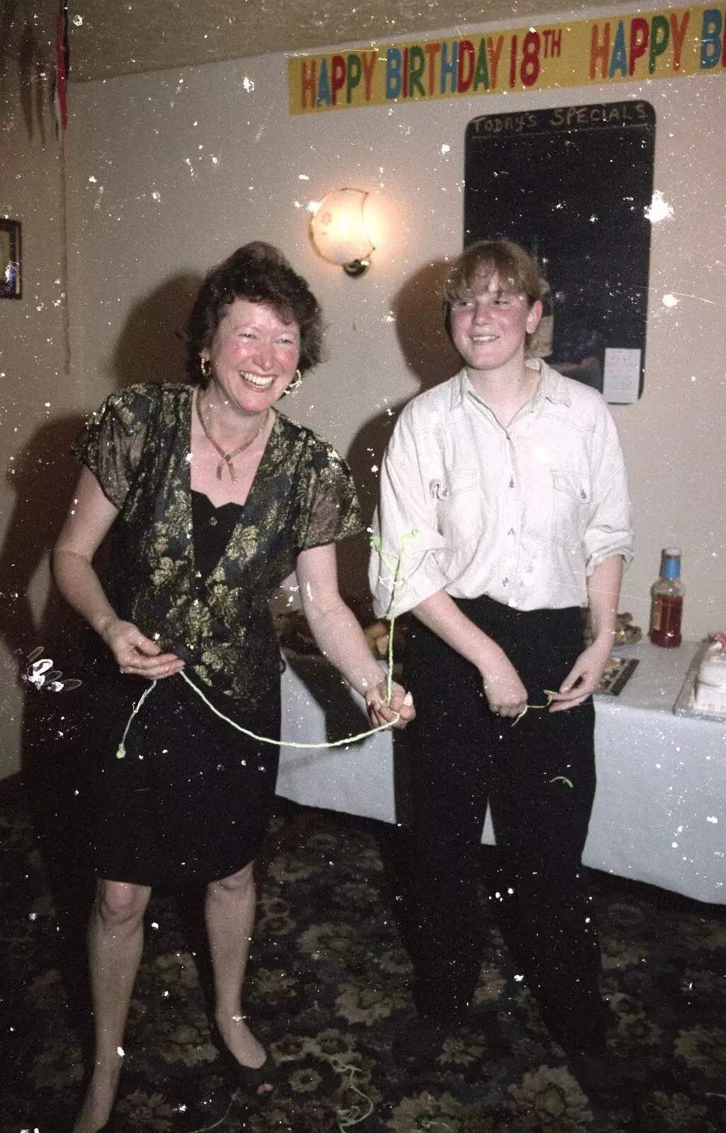 Sylvia and Lorraine, from Claire's Eighteenth Birthday, The Swan Inn, Brome, Suffolk - 11th June 1994