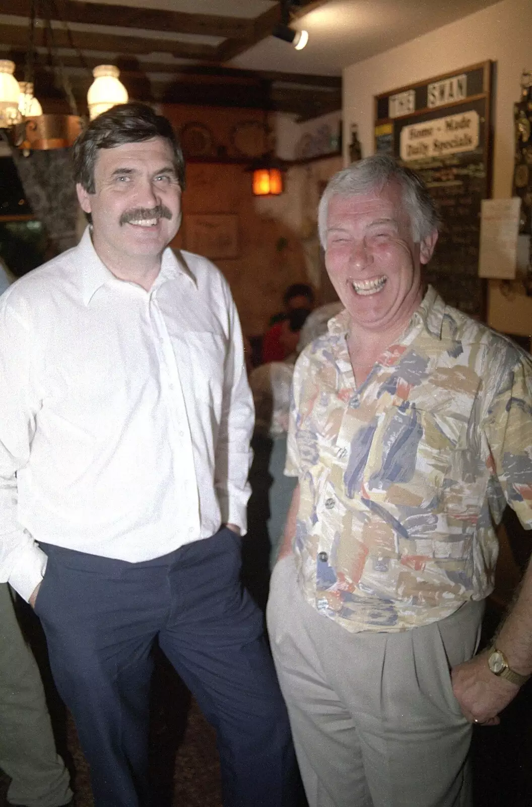 Ray and Colin, from Claire's Eighteenth Birthday, The Swan Inn, Brome, Suffolk - 11th June 1994