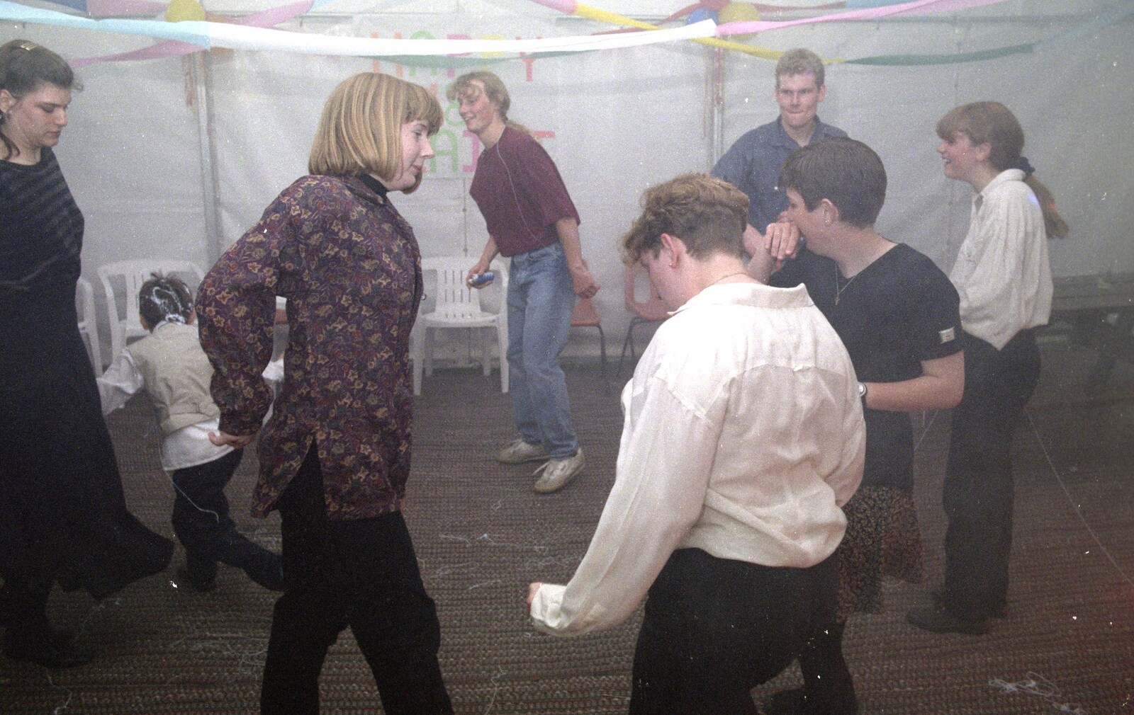 Claire's Eighteenth Birthday, The Swan, Brome, Suffolk - 11th June 1994: Sally dances