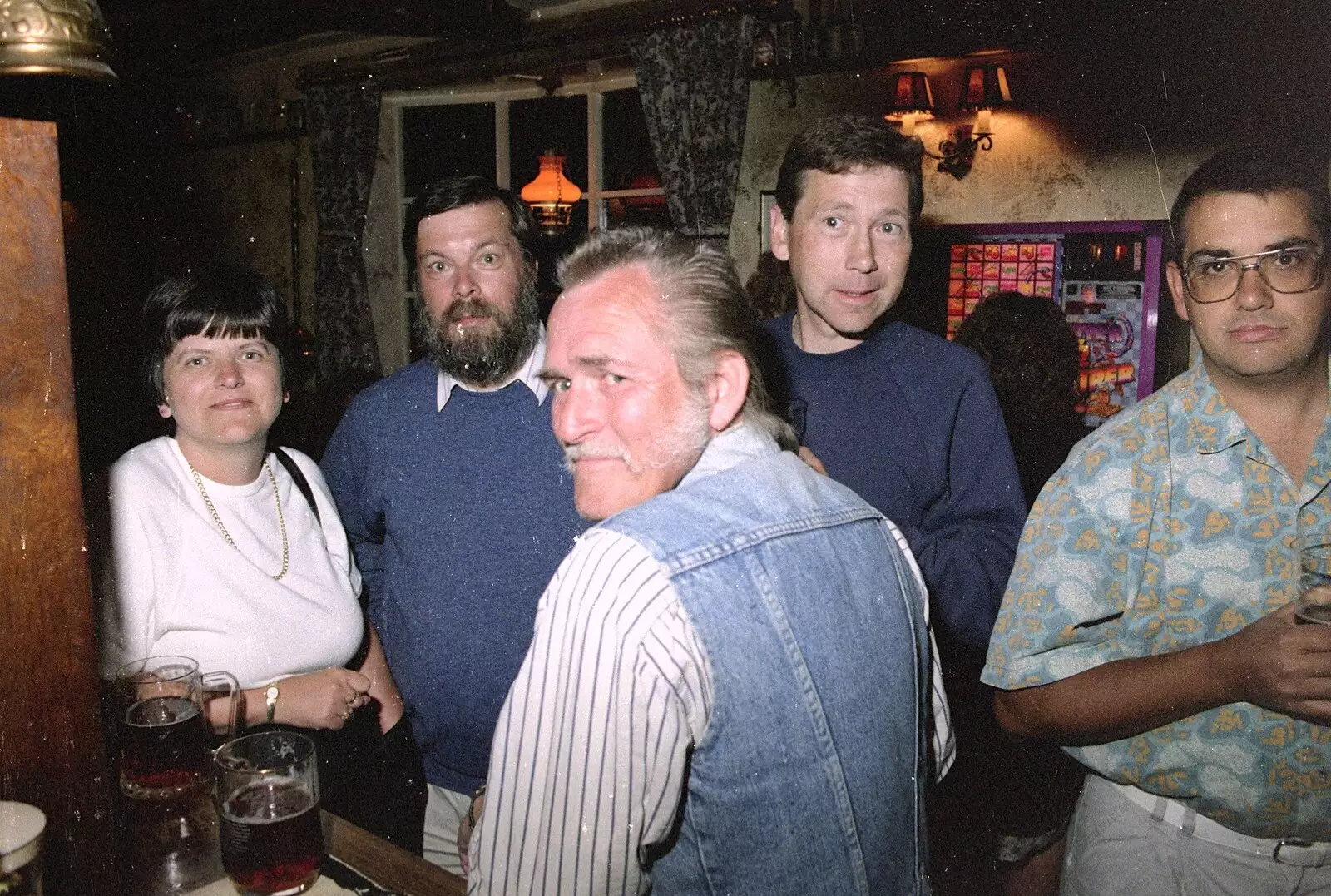 Gloria, Benny, 'T-Shirt', Apple and Roger, from Claire's Eighteenth Birthday, The Swan Inn, Brome, Suffolk - 11th June 1994