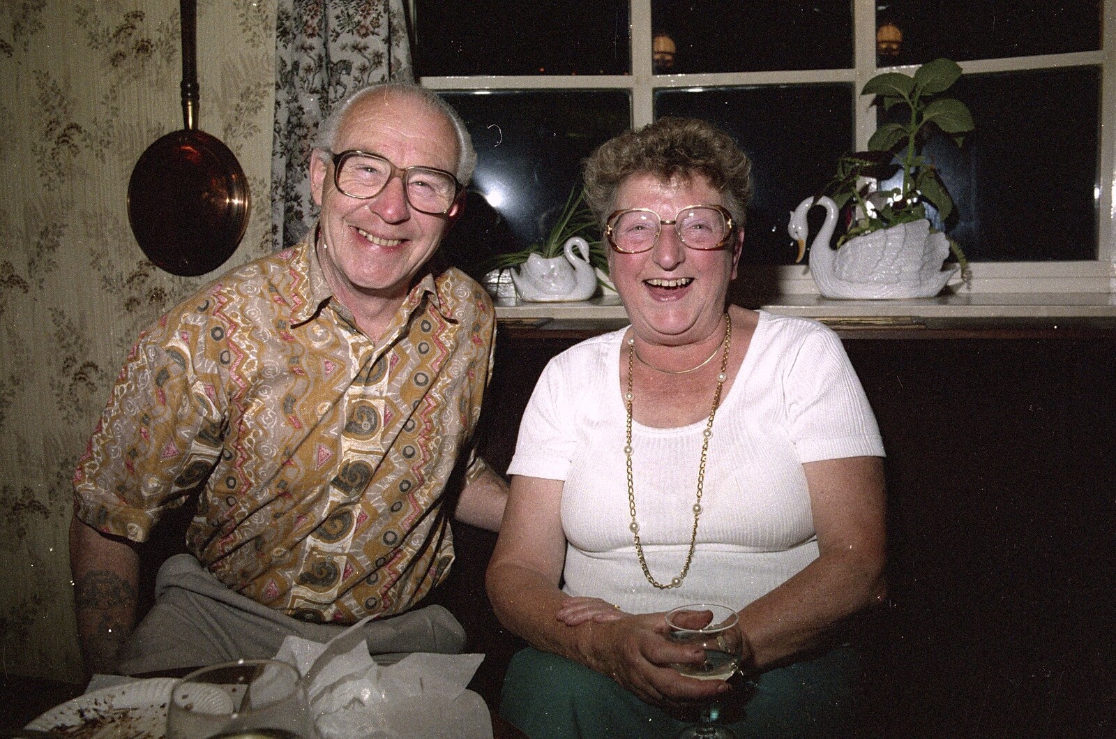 John and Arline Lummis from Claire's Eighteenth Birthday, The Swan Inn, Brome, Suffolk - 11th June 1994