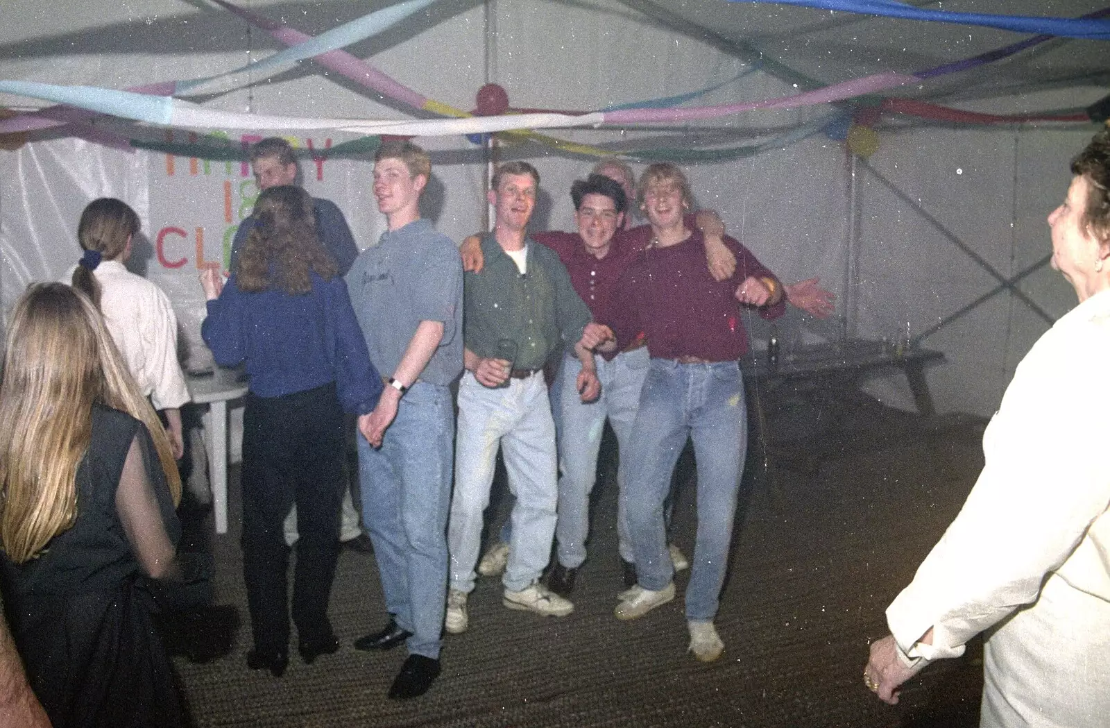 The rabbits do some dancing, from Claire's Eighteenth Birthday, The Swan Inn, Brome, Suffolk - 11th June 1994