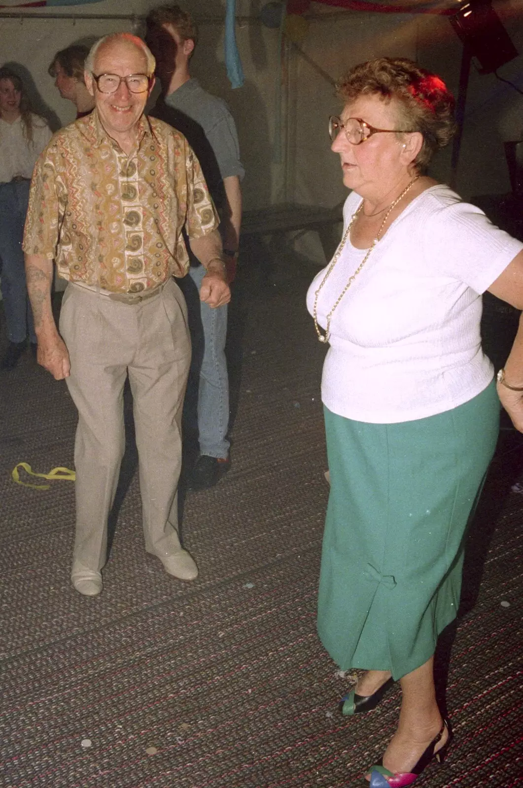 John and Arline get on down, from Claire's Eighteenth Birthday, The Swan Inn, Brome, Suffolk - 11th June 1994