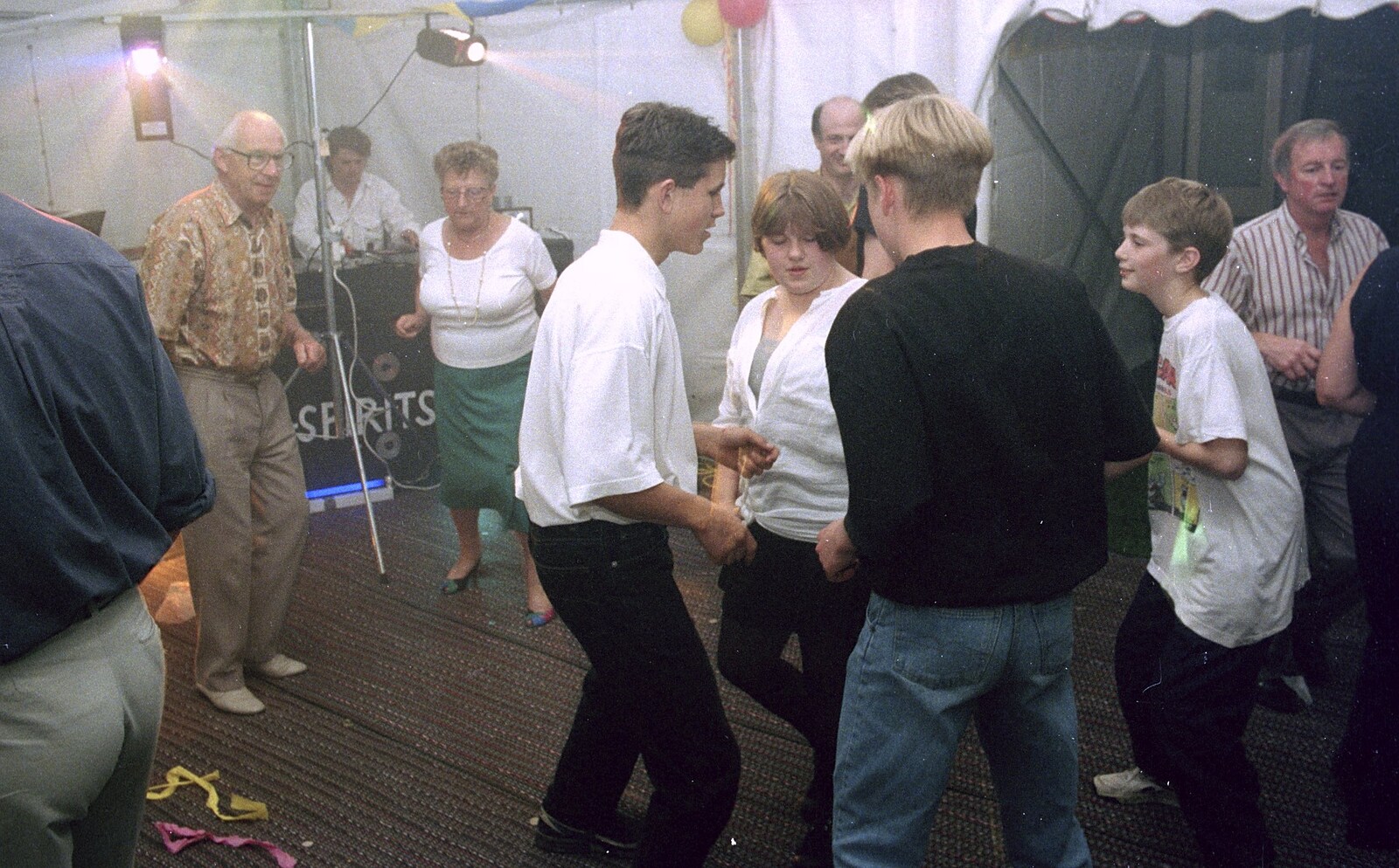 Even John and Arline are dancing from Claire's Eighteenth Birthday, The Swan Inn, Brome, Suffolk - 11th June 1994