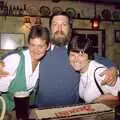 Pippa, Benny and Gloria, Claire's Eighteenth Birthday, The Swan Inn, Brome, Suffolk - 11th June 1994