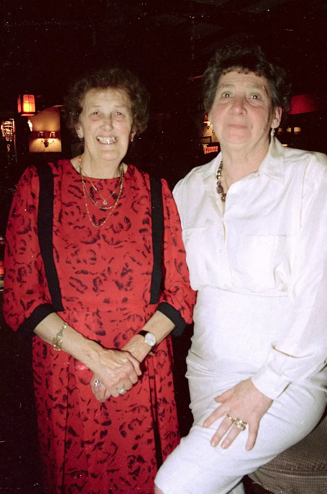 Nanny and Nanna, from Claire's Eighteenth Birthday, The Swan Inn, Brome, Suffolk - 11th June 1994