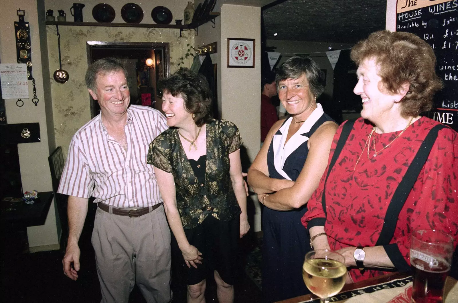 Some of Slyvia's relatives, from Claire's Eighteenth Birthday, The Swan Inn, Brome, Suffolk - 11th June 1994