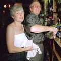 Claire's Eighteenth Birthday, The Swan, Brome, Suffolk - 11th June 1994, Spam and Jophn Willy behind the bar