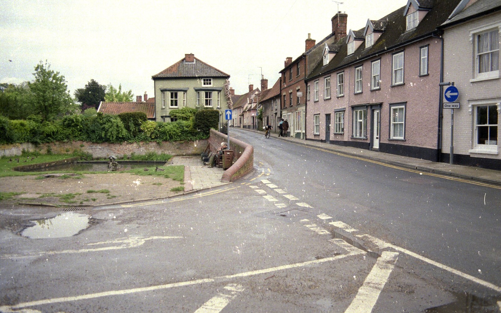 Framlingham, near the castle entrance from House Renovation Randomness and a Spot of Lightning, Brome, Suffolk - 19th June 1994