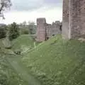 Framlingham castle exterior walls, House Renovation Randomness and a Spot of Lightning, Brome, Suffolk - 19th June 1994