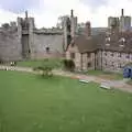 The inner courtyard at Framlingham, House Renovation Randomness and a Spot of Lightning, Brome, Suffolk - 19th June 1994