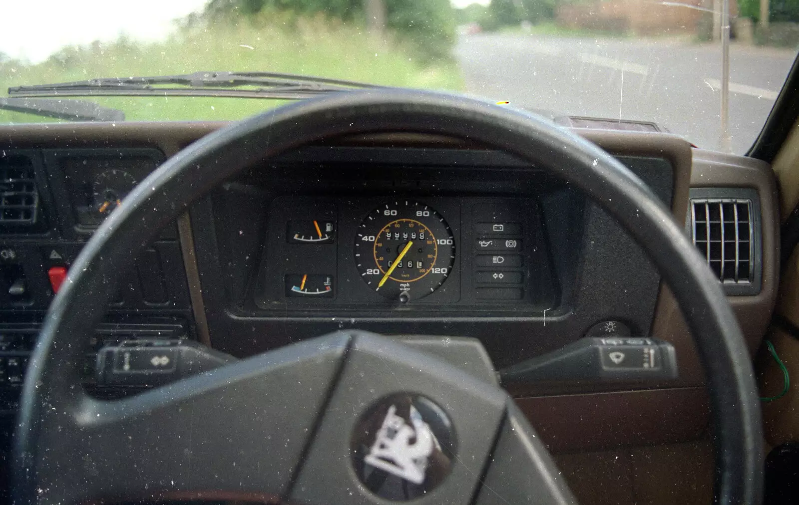 99,999 miles on the clock and counting, from House Renovation Randomness and a Spot of Lightning, Brome, Suffolk - 19th June 1994