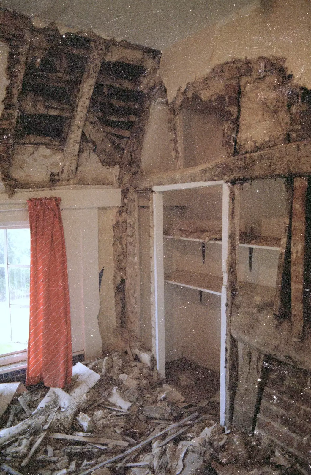 A big pile of rubble, from House Renovation Randomness and a Spot of Lightning, Brome, Suffolk - 19th June 1994