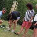 "Mad" Sue's 50th and the Building of the Stuston Bypass, Stuston, Suffolk - 7th July 1994, A spot of Petanque breaks out