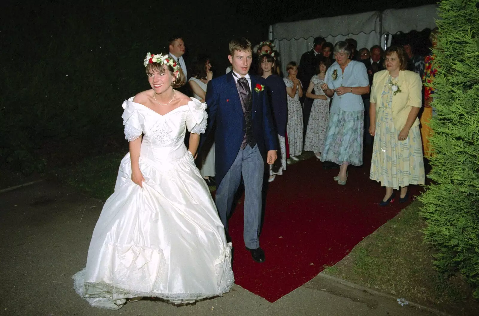 Lisa and Charlie, from Bernie's Anniversary and Charlie's Wedding, Palgrave and Oakley, Suffolk - 19th July 1994