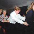 Bernie's Anniversary and Charlie's Wedding, Palgrave and Oakley, Suffolk - 19th July 1994, Spam and Sally do the conga