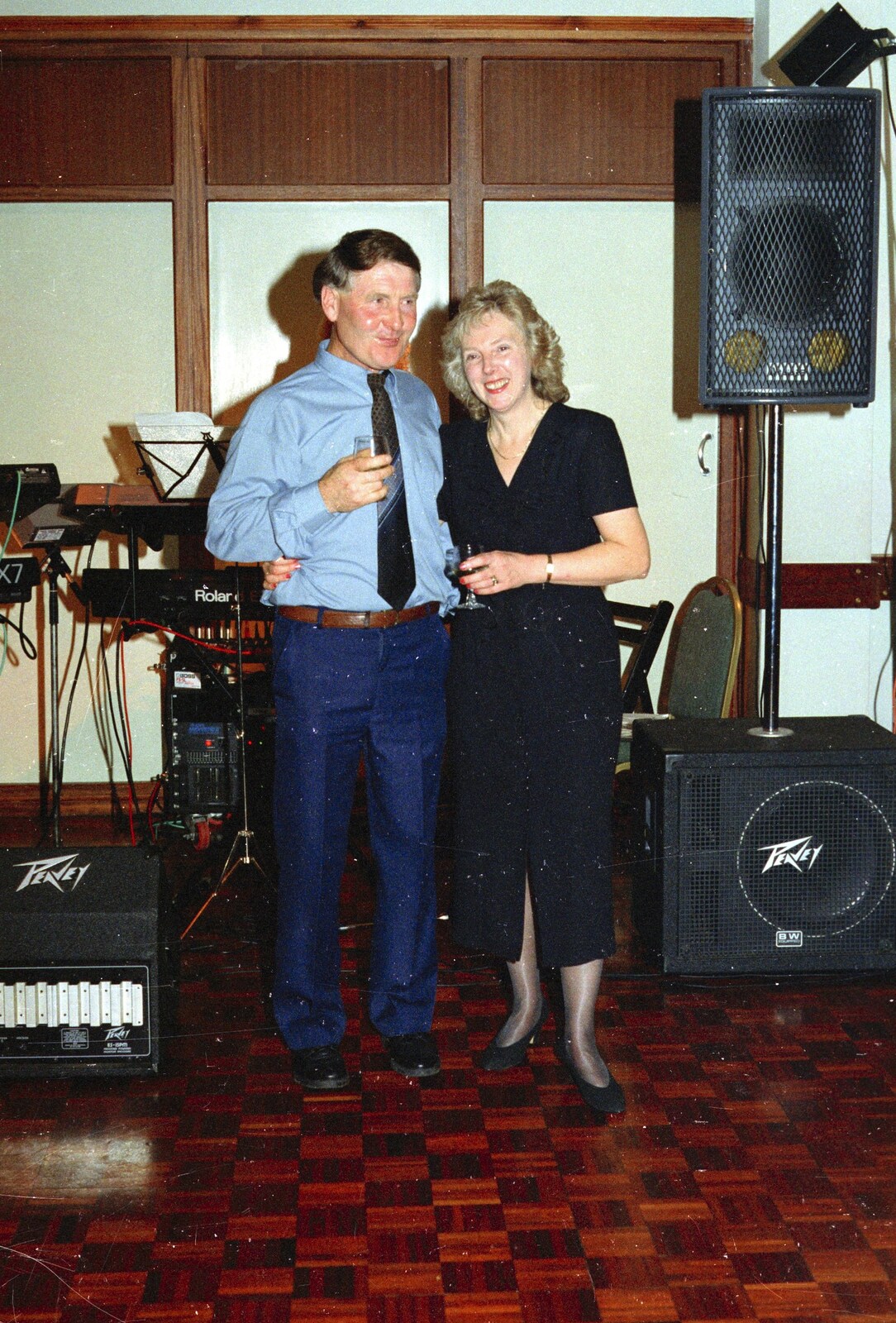 Bernie and Jean from Bernie's Anniversary and Charlie's Wedding, Palgrave and Oakley, Suffolk - 19th July 1994