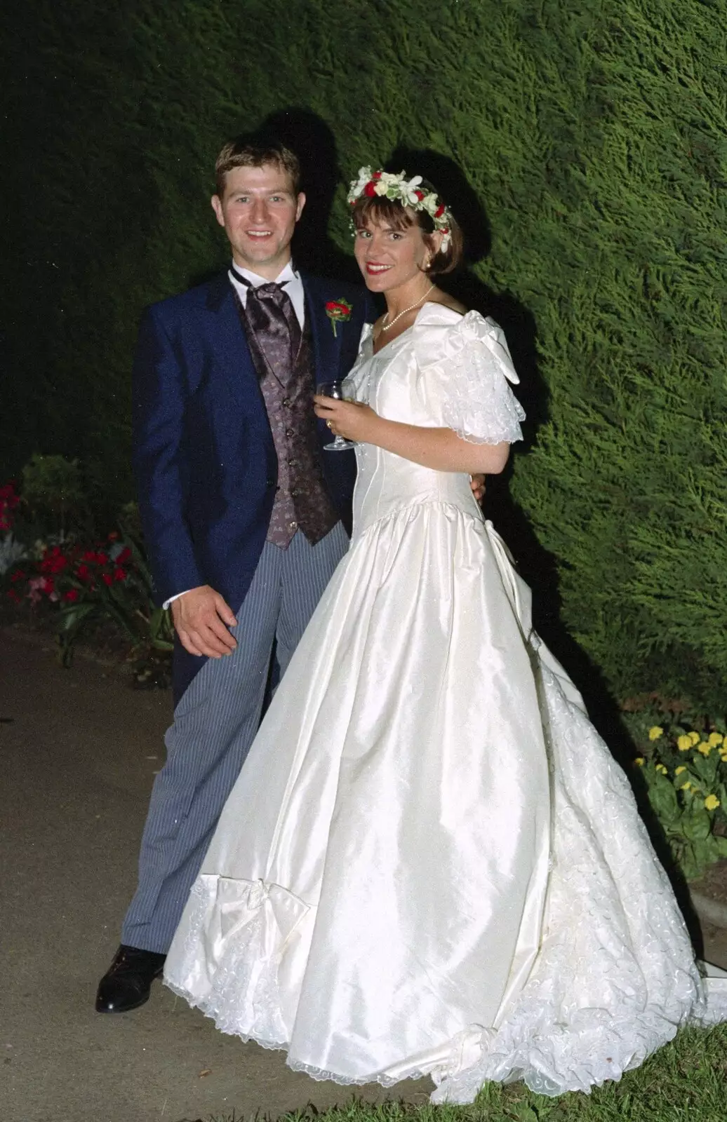 Charles and Lisa, from Bernie's Anniversary and Charlie's Wedding, Palgrave and Oakley, Suffolk - 19th July 1994