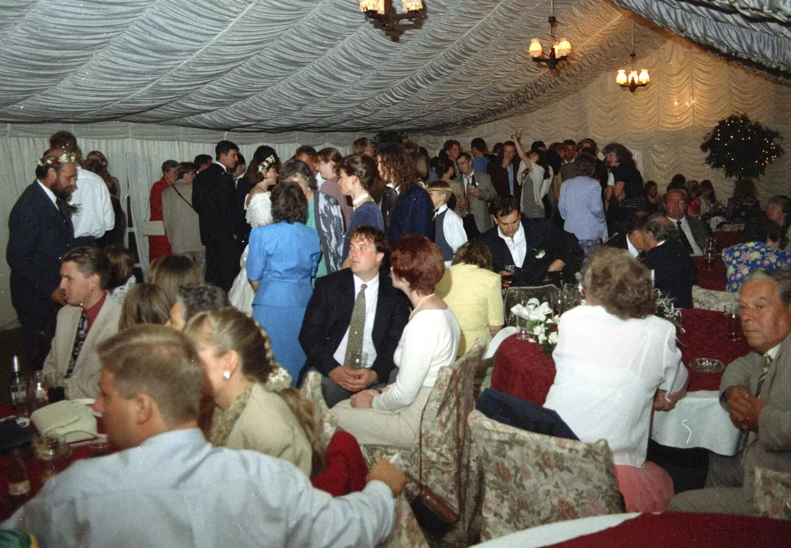 The wedding reception marquee, from Bernie's Anniversary and Charlie's Wedding, Palgrave and Oakley, Suffolk - 19th July 1994