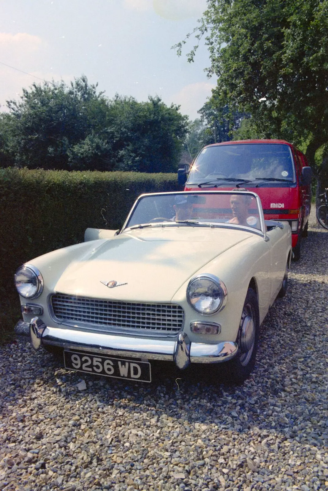 Charlie's got a nice car from somewhere, from Orford With Riki and Dave, Poppies and an Alfie Afternoon, Suffolk - 6th August 1994