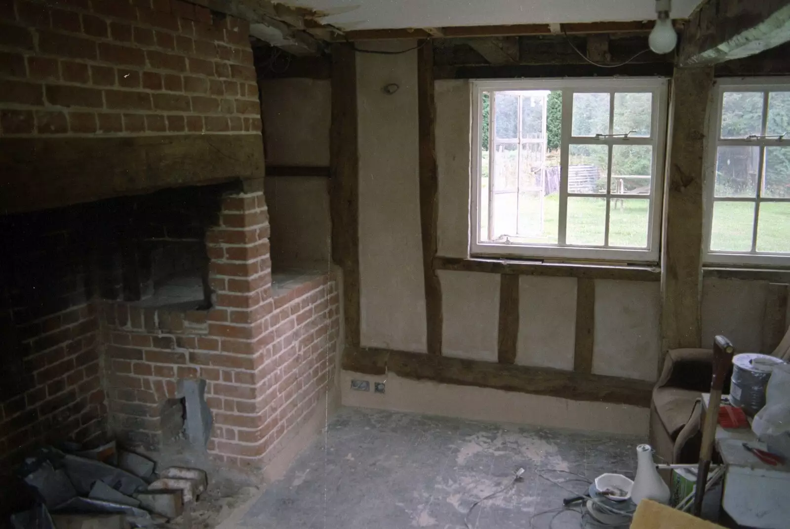 Another view of the lounge, from Tone's Wedding, Mundford, Norfolk - 27th August 1994