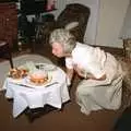 Grandmother blows the candles out, Grandmother's Seventieth Birthday, Brockenhurst and Keyhaven, Hampshire - 11th September 1994