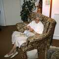 Grandmother's Seventieth Birthday, Brockenhurst and Keyhaven, Hampshire - 11th September 1994, Granmother opens a present