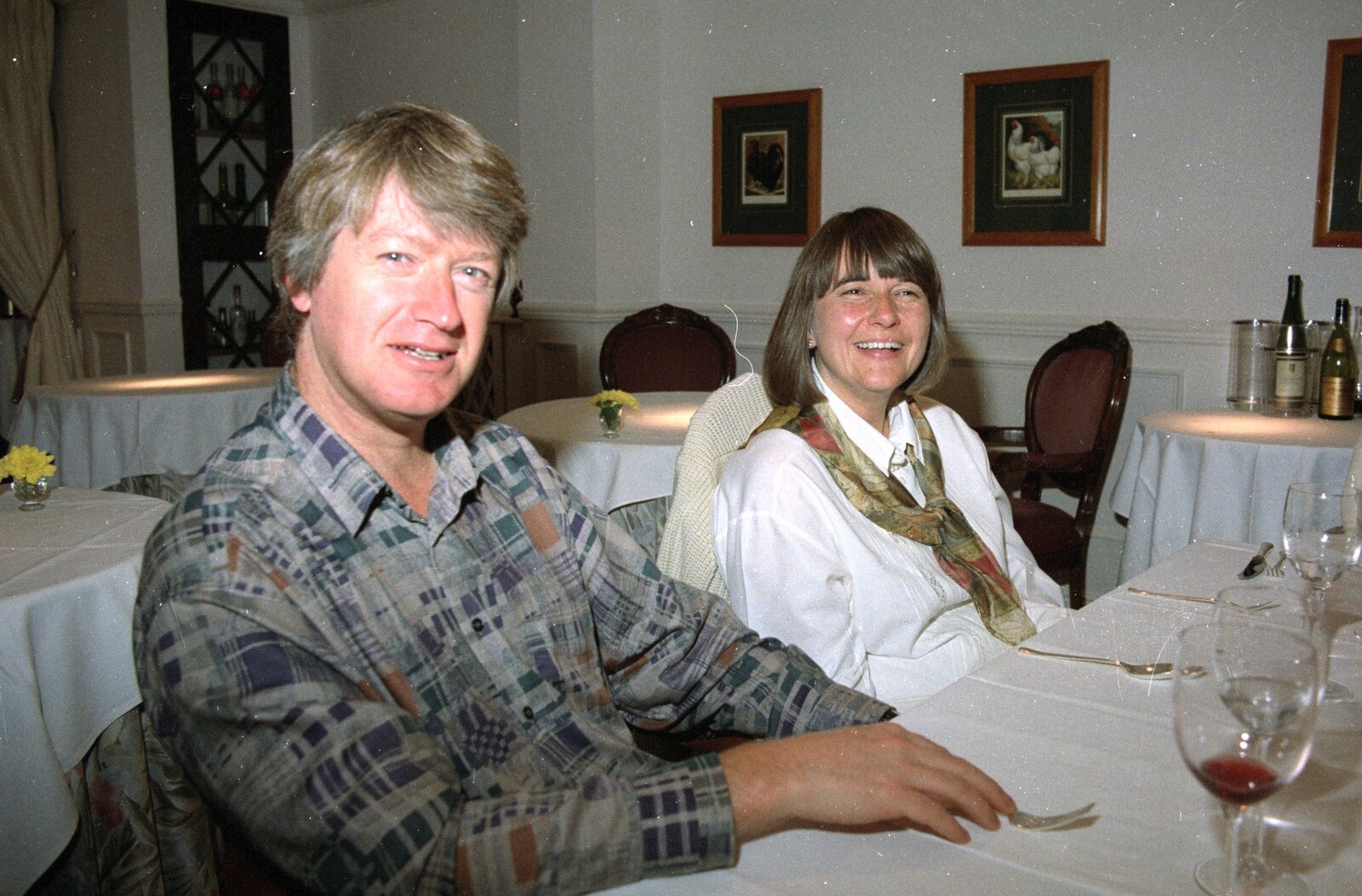 Grandmother's Seventieth Birthday, Brockenhurst and Keyhaven, Hampshire - 11th September 1994: Neil and Caroline