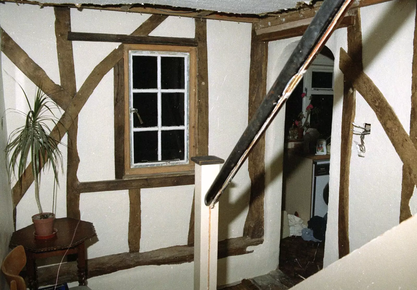 The hall has been painted, from Grandmother's Seventieth Birthday, Brockenhurst and Keyhaven, Hampshire - 11th September 1994