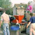 It's time to start chopping apples, Cider Making (without Rosie), Stuston, Suffolk - 23rd September 1994
