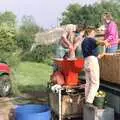 Geoff gets stuck in, Cider Making (without Rosie), Stuston, Suffolk - 23rd September 1994