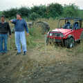 Off-Roading With Geoff and Brenda, Suffolk - 10th October 1994, Corky points at stuff