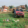 Amongst the derelict machinery, Off-Roading With Geoff and Brenda, Suffolk - 10th October 1994
