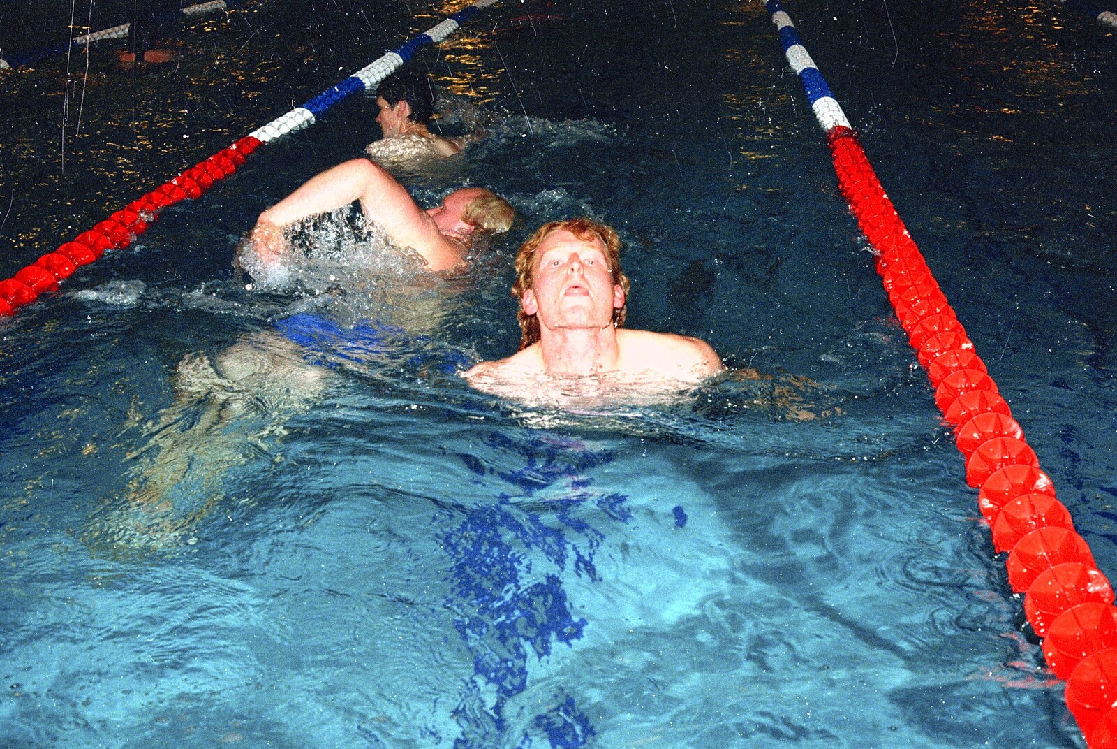 Wavy from The Swan does the BHF Sponsored Swim, Diss Pool, Norfolk - 3rd October 1994