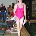 Sylvia's finished, The Swan does the BHF Sponsored Swim, Diss Pool, Norfolk - 3rd October 1994