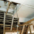 Multiple ceilings, Bedroom Demolition, Brome, Suffolk - 10th October 1994