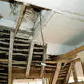 Multiple ceilings, Bedroom Demolition, Brome, Suffolk - 10th October 1994