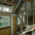 Looking through in to the bedroom next door, Bedroom Demolition, Brome, Suffolk - 10th October 1994