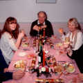 The dinner table: Steve, Mel, The Old Chap, Katie and Sis
