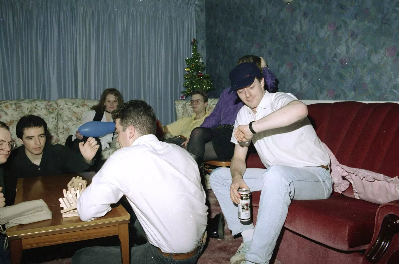 Keith Frost wonders whether it's time to go, from Christmas Down South, Burton and Walkford, Dorset - 25th December 1994