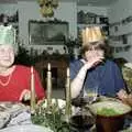 Grandmother and Caroline, Christmas Down South, Burton and Walkford, Dorset - 25th December 1994