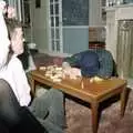 Jon raises his hands in victory, Christmas Down South, Burton and Walkford, Dorset - 25th December 1994